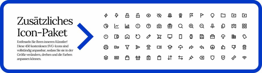 Zusätzliches-Icon-Paket