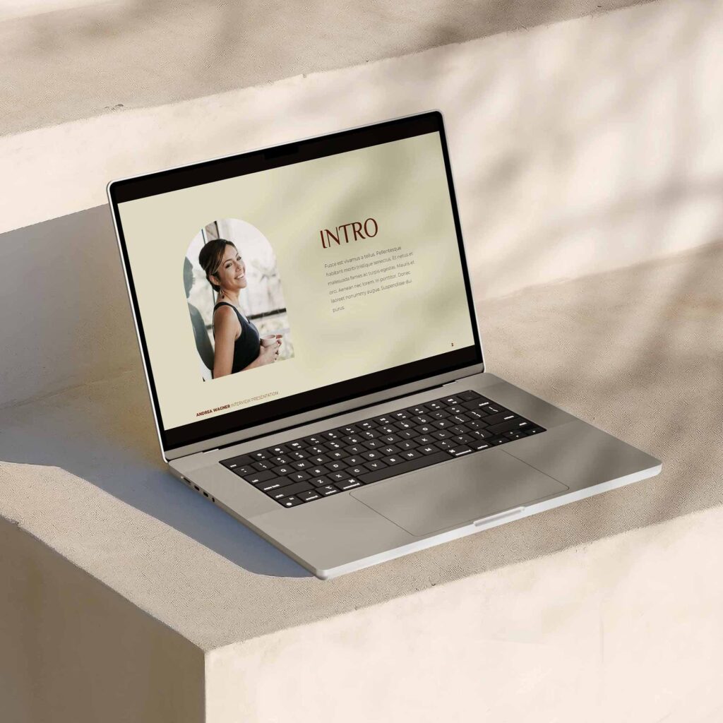 Premium Selbstpräsentation Vorlage PowerPoint – Kreativ & Überzeugend im Bewerbungsgespräch - 2