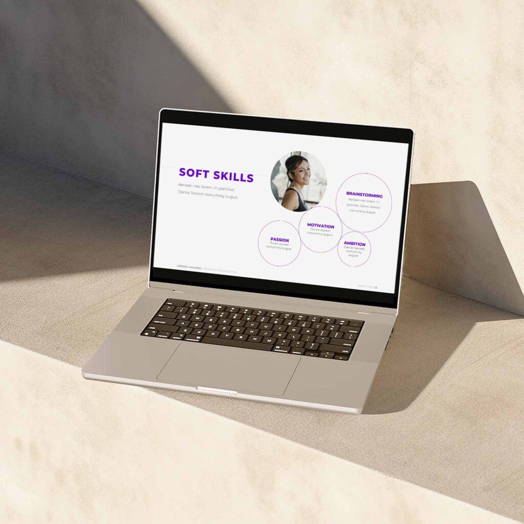 Selbstpräsentation-Vorlage PowerPoint – Professionelle Präsentation fürs Vorstellungsgespräch-G6