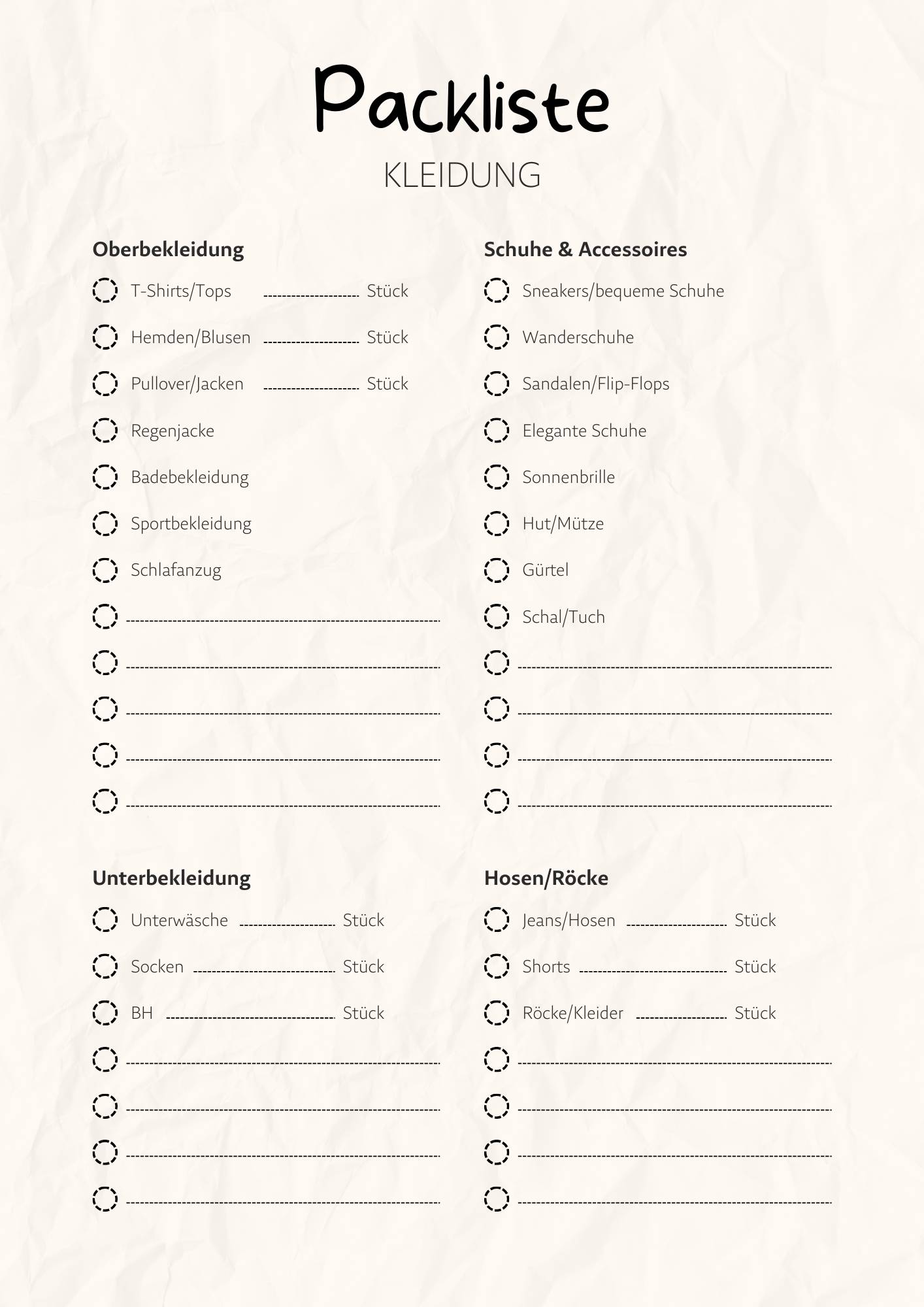 Hellgrau und Schwarz Schlicht Modern Urlaubsplaner A4 Dokument-5