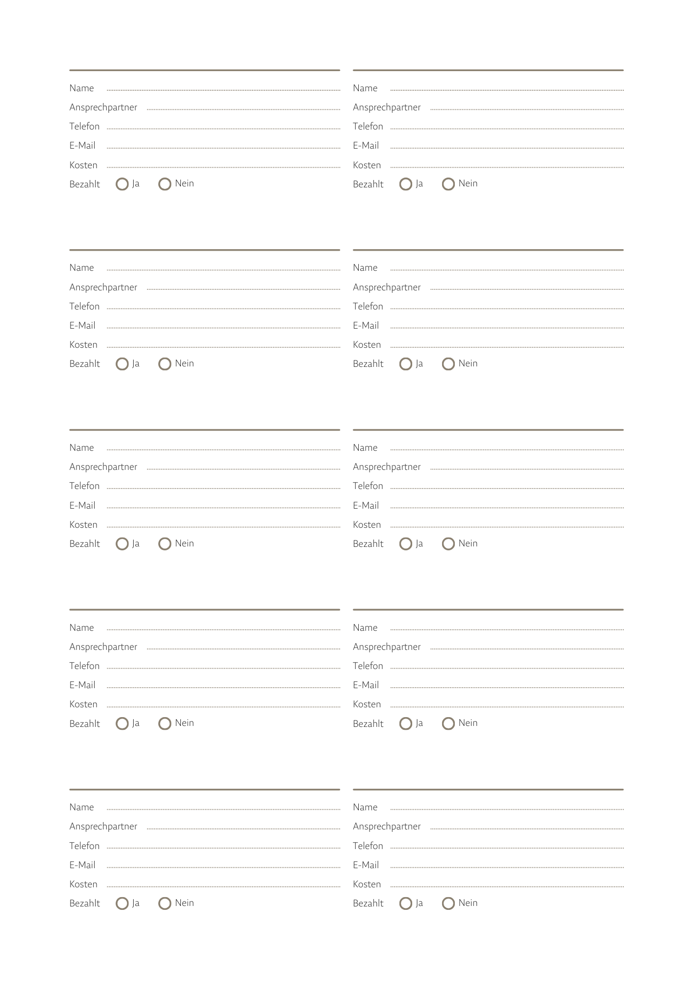 Weiß Grau Orange und Schwarz Schlicht Modern Hochzeitsplaner A4 Dokument-10