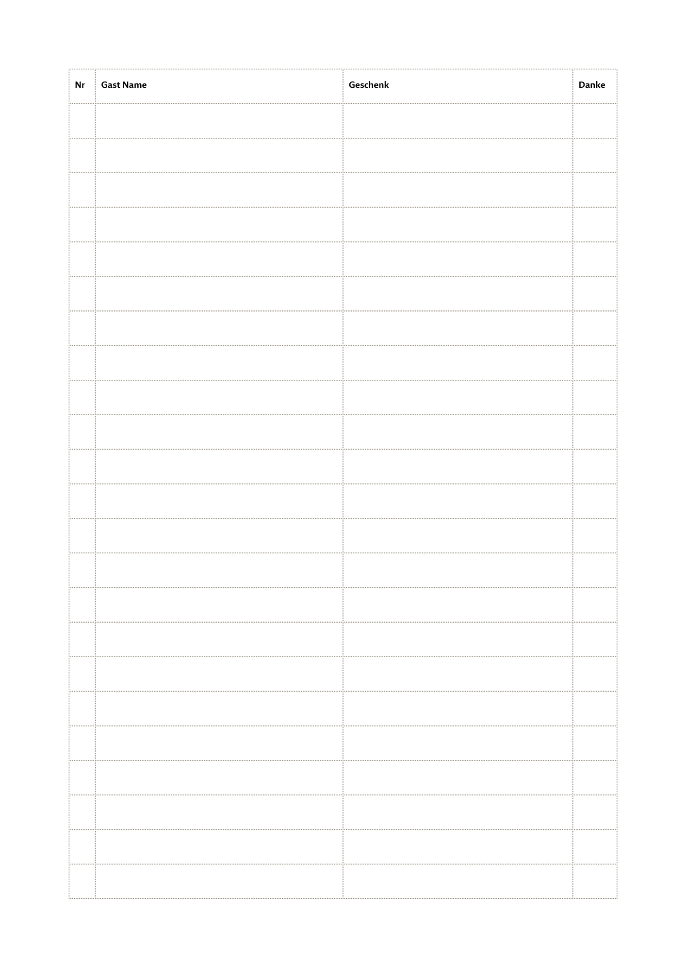 Weiß Grau Orange und Schwarz Schlicht Modern Hochzeitsplaner A4 Dokument-14