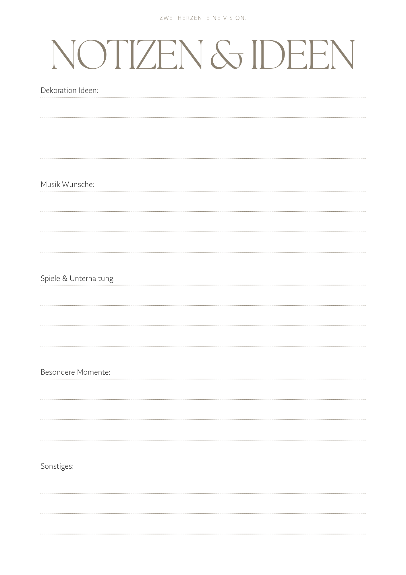 Weiß Grau Orange und Schwarz Schlicht Modern Hochzeitsplaner A4 Dokument-15