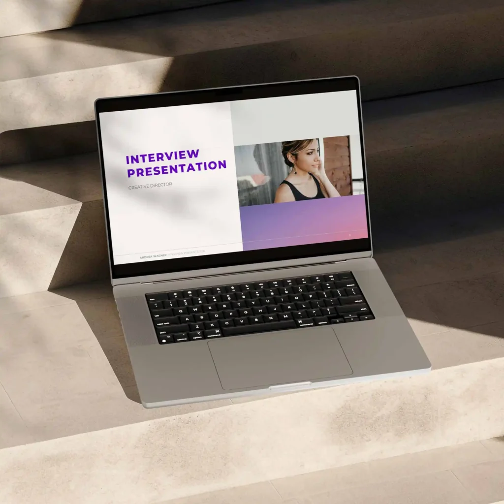 Bewerbungsunterlagen Vorlagen Kenogy CORVUS - powerpoint selbstpräsentation vorstellungsgespräch - 1