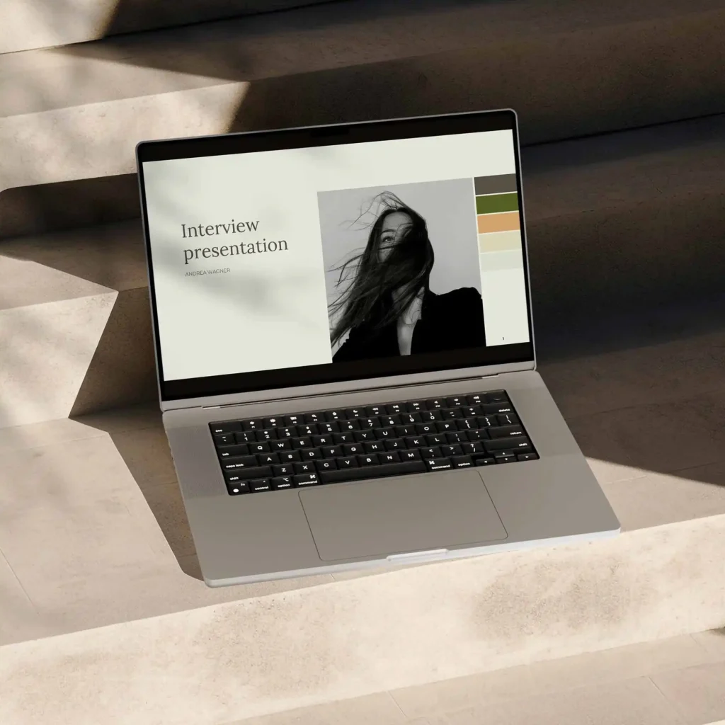 Bewerbungsunterlagen Vorlagen Kenogy PALOMA - powerpoint selbstpräsentation - 1