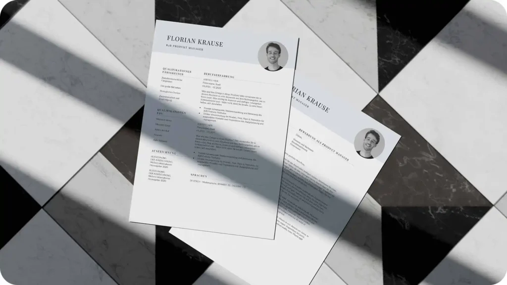 microsoft word lebenslauf vorlage - Bewerbungsvorlage Kenogy RAVEN