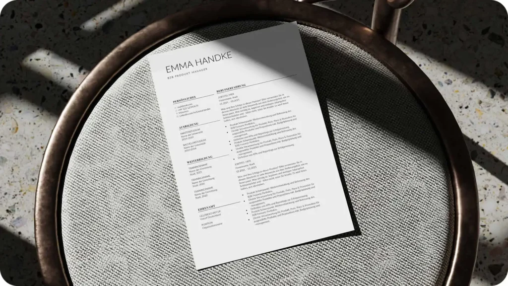 bewerbung deckblatt - Bewerbungsvorlage Kenogy VANTA