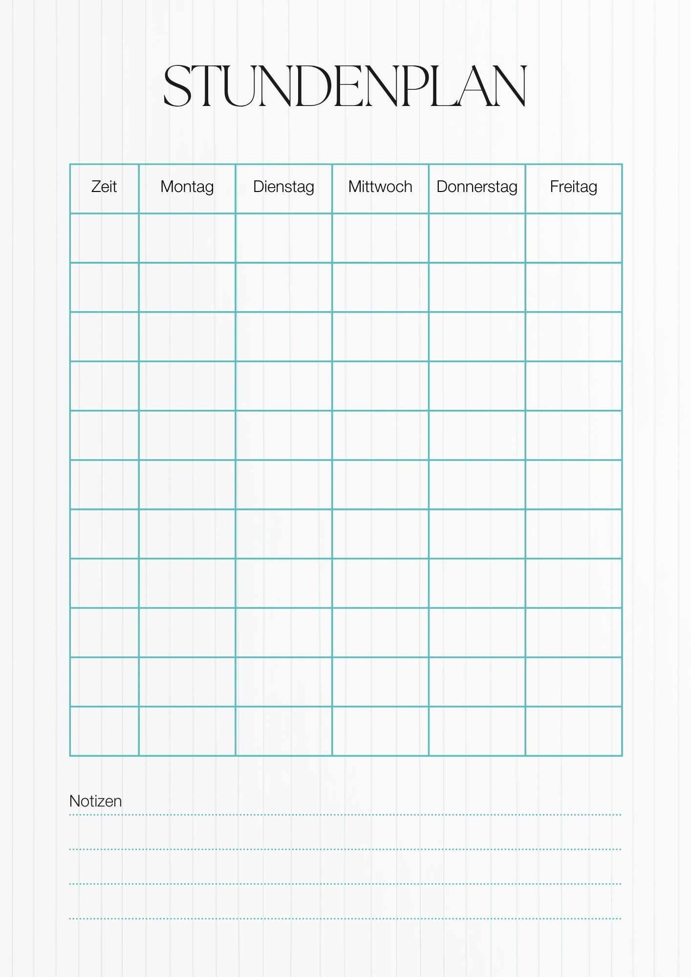 Lernplan Vorlage-Grau Cyan und Schwarz Elegant Modern Semesterplaner-3