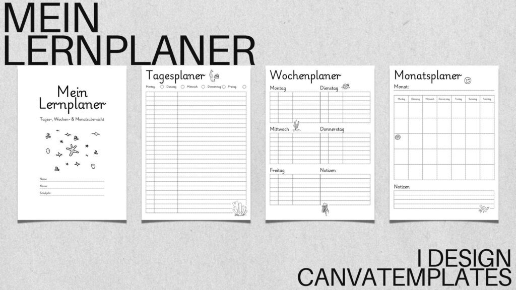Lernplan Vorlage 1