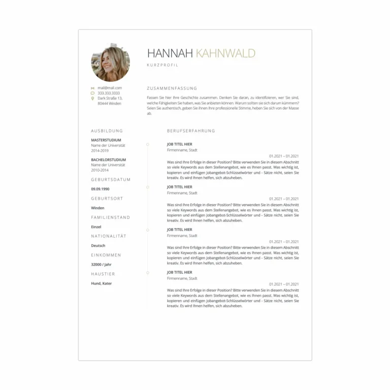 Wohnungsbewerbung Vorlage VESTO - wohnungsbewerbung muster - 3