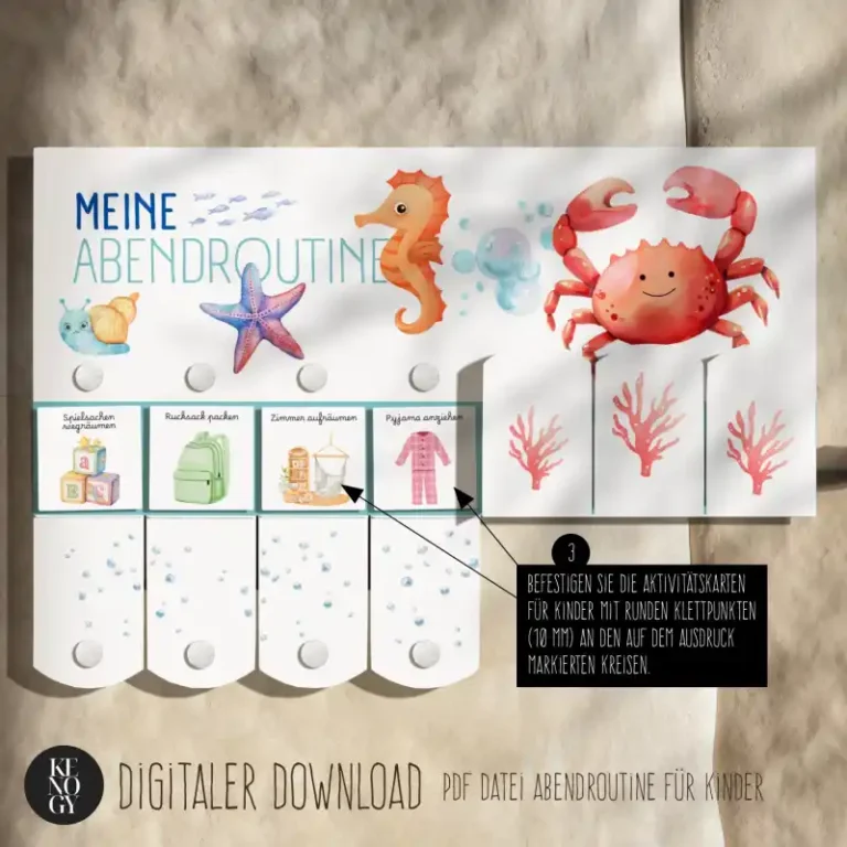 Abendroutine Kinder Kenogy KREBSE - abendroutine kinder - 3
