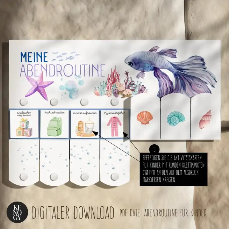 Abendroutine Kinder PDF Kenogy DELFINE - abendroutine kinder pdf - 3