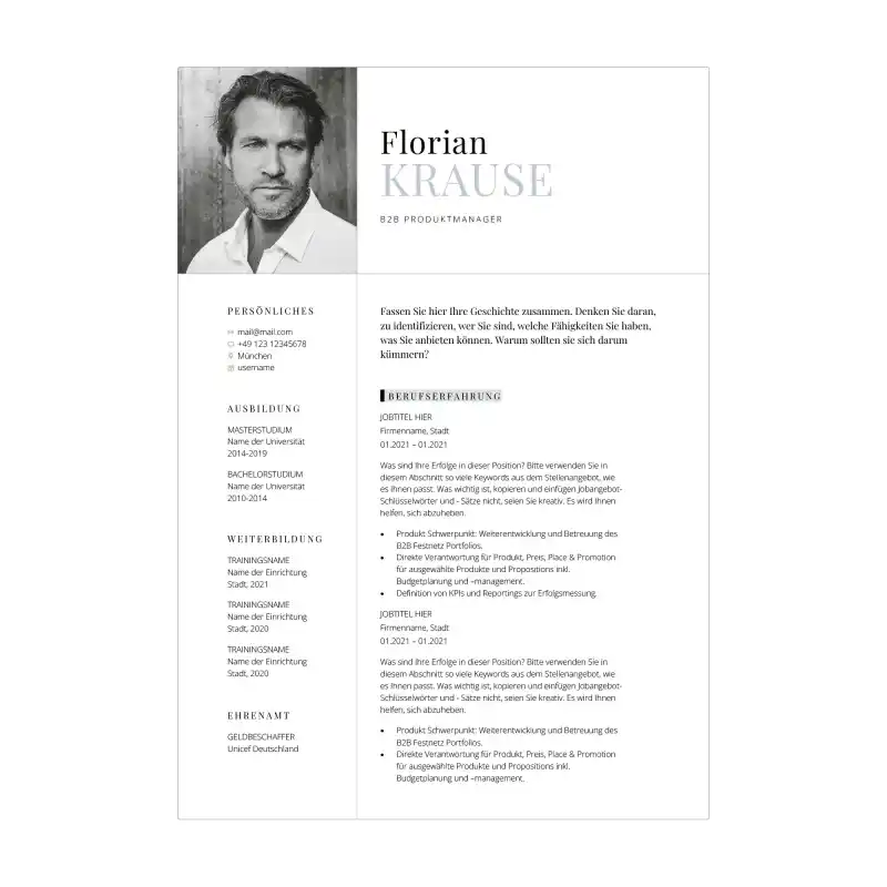 Bewerbungsvorlage Kenogy BRISA - bewerbung führungskraft - 3