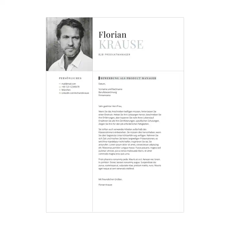 Bewerbungsvorlage Kenogy BRISA - bewerbung führungskraft - 5