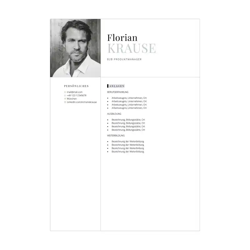 Bewerbungsvorlage Kenogy BRISA - bewerbung führungskraft - 8