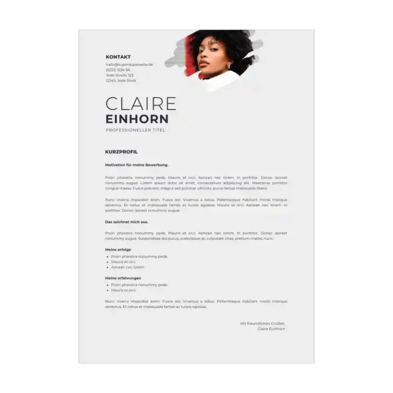 Bewerbungsvorlage Kenogy CASTEL - bewerbung bürohilfe - 7
