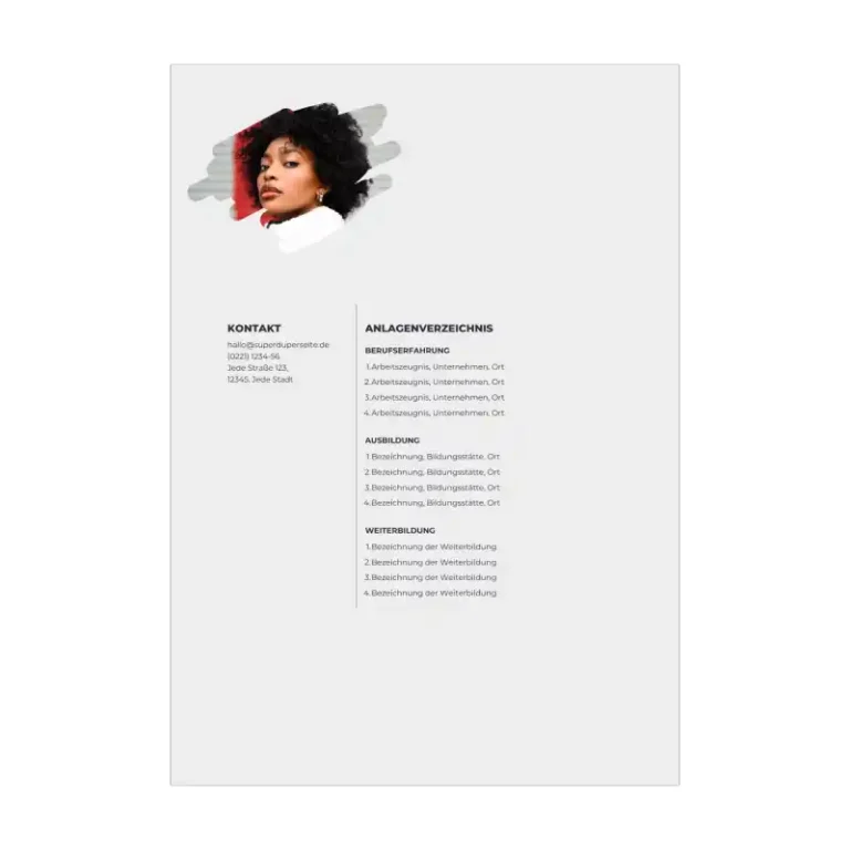 Bewerbungsvorlage Kenogy CASTEL - bewerbung bürohilfe - 8