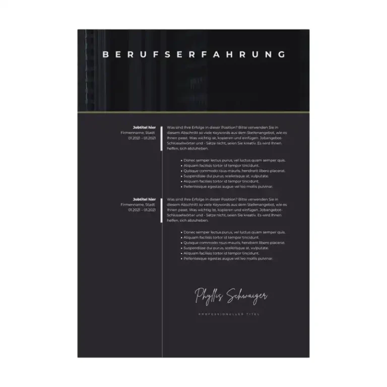 Bewerbungsvorlage Kenogy FYRA - bewerbungsvorlage personalsachbearbeiter - 5