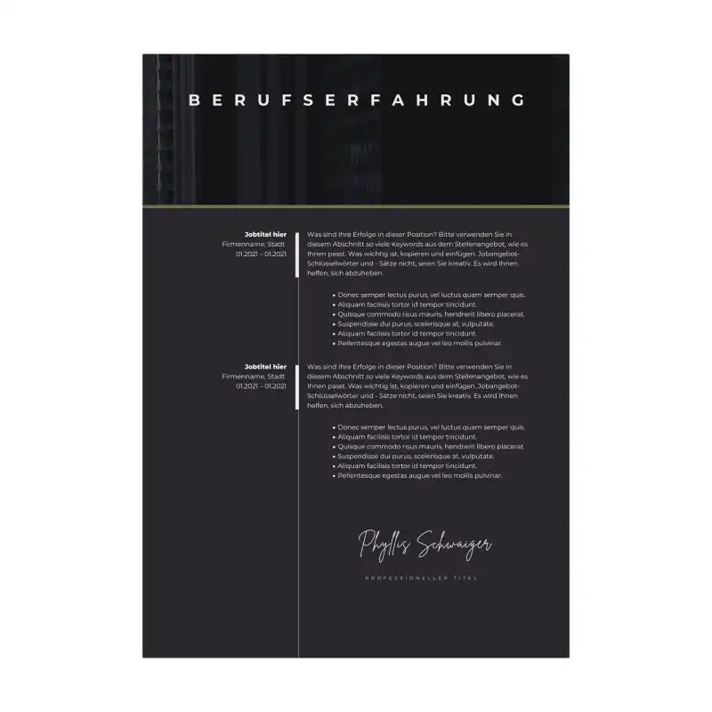 Bewerbungsvorlage Kenogy FYRA - bewerbungsvorlage personalsachbearbeiter - 5