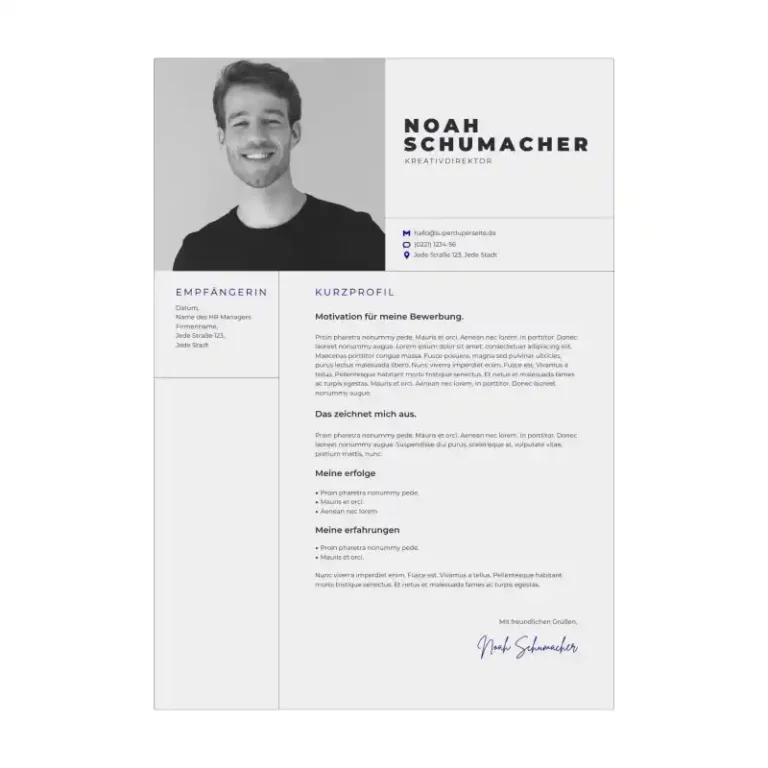 Bewerbungsvorlage Kenogy HALVA - deckblatt bewerbung vorlage - 6