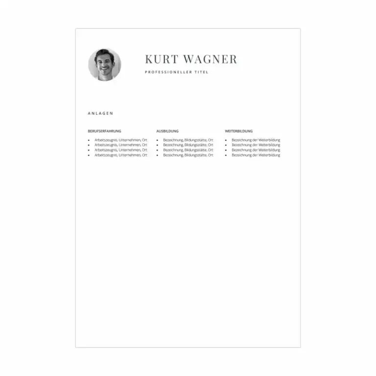 Bewerbungsvorlage Kenogy KAIRO - moderne bewerbung vorlage word - 8