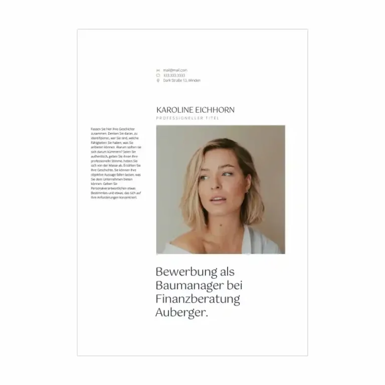 Bewerbungsvorlage Kenogy NOVA - bewerbungsvorlage word - 2