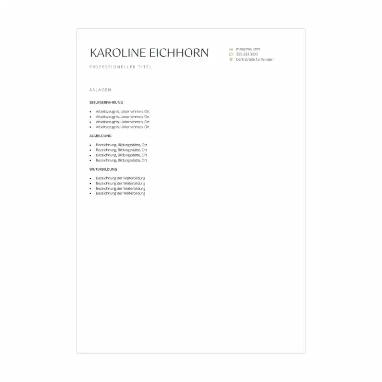 Bewerbungsvorlage Kenogy NOVA - bewerbungsvorlage word - 8