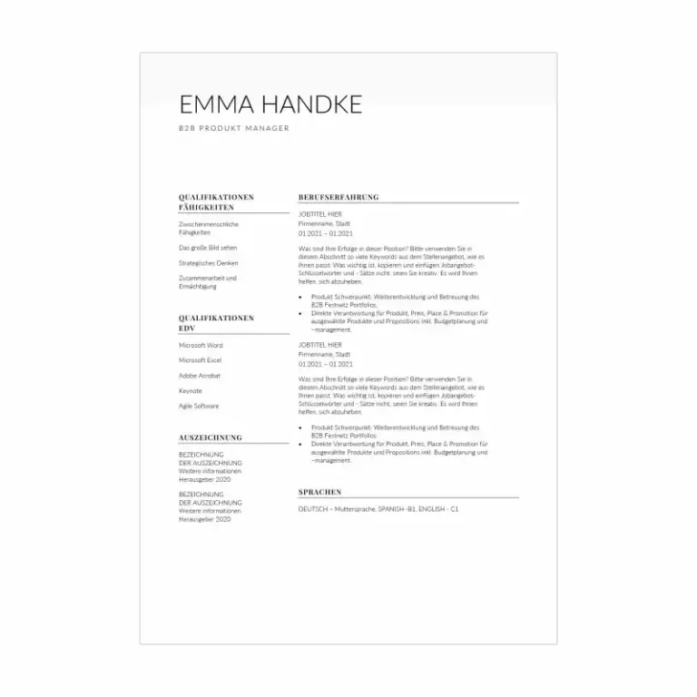 Bewerbungsvorlage Kenogy VANTA - bewerbung deckblatt - 4