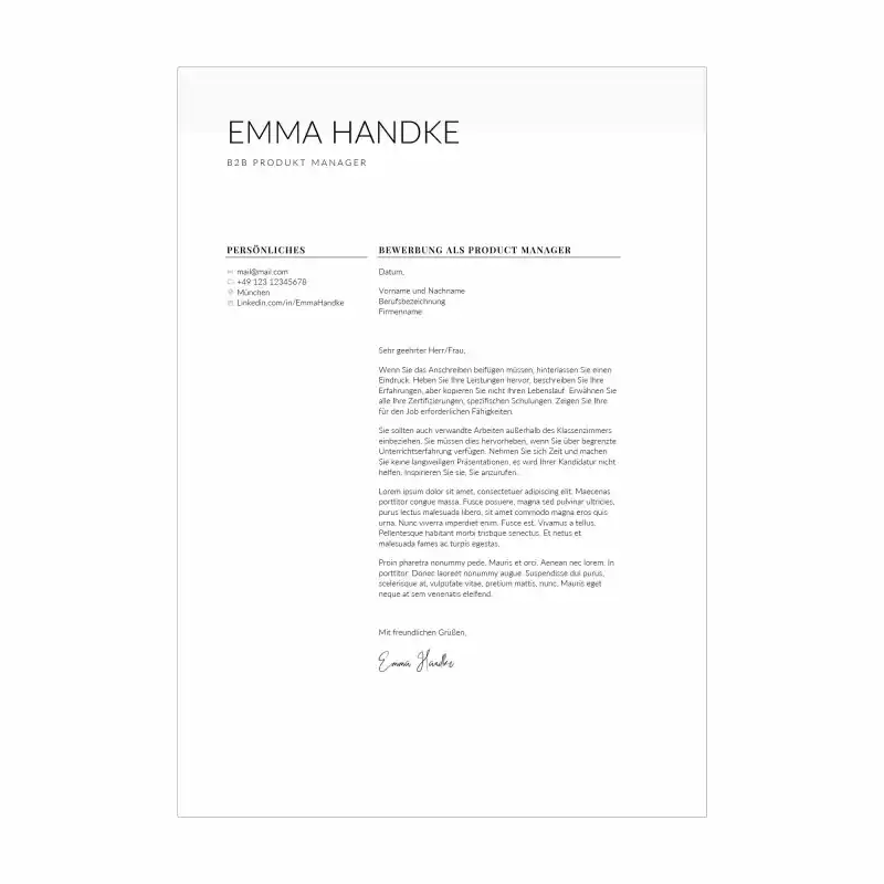 Bewerbungsvorlage Kenogy VANTA - bewerbung deckblatt - 5