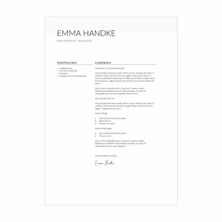 Bewerbungsvorlage Kenogy VANTA - bewerbung deckblatt - 6