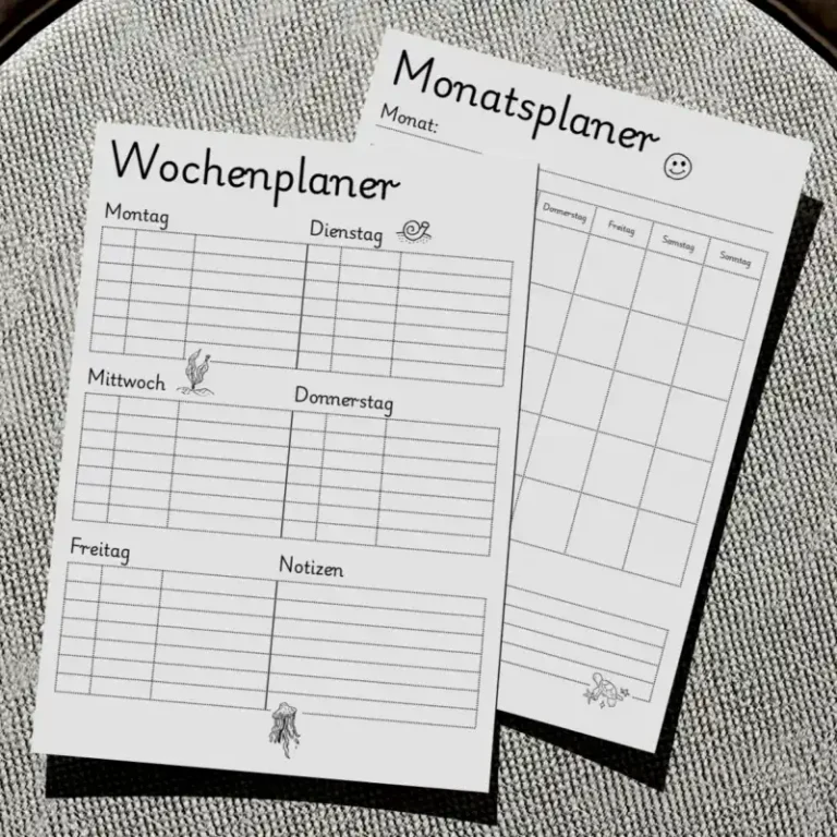 Lernplan Vorlage Kenogy AXIOM - lernplaner grundschule - 3