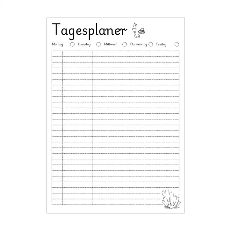 Lernplan Vorlage Kenogy AXIOM - lernplaner grundschule - 5