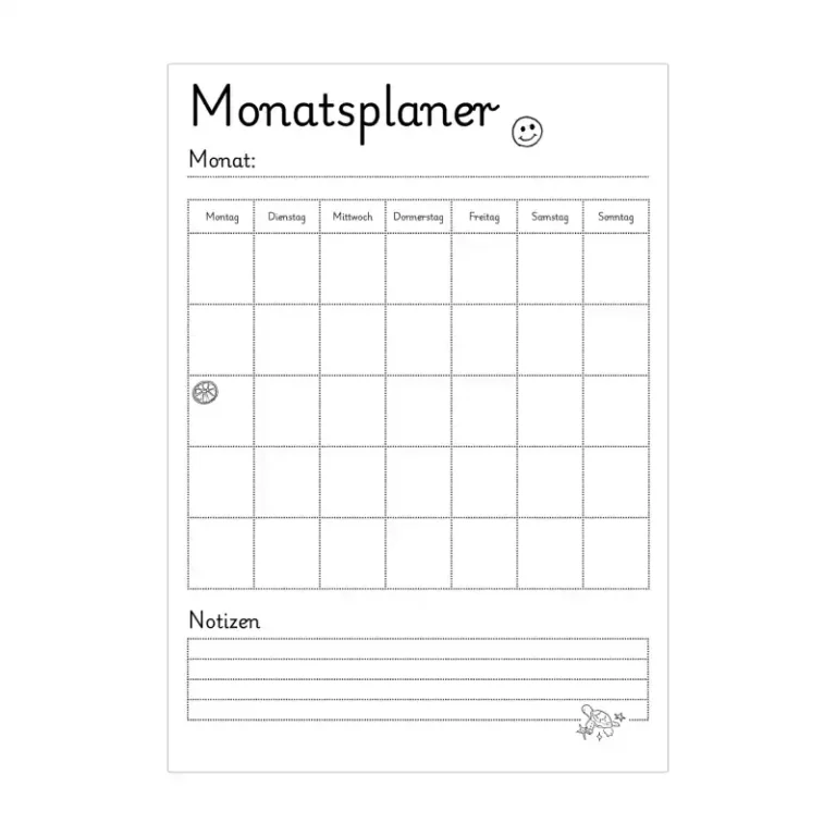 Lernplan Vorlage Kenogy AXIOM - lernplaner grundschule - 7