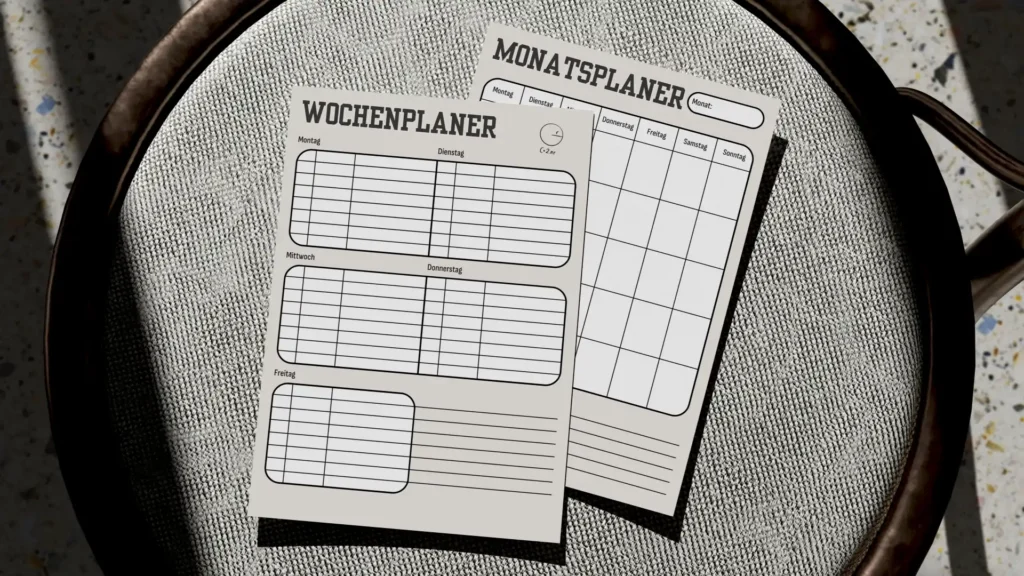 lernplaner - Lernplan Vorlage Kenogy NOIRA