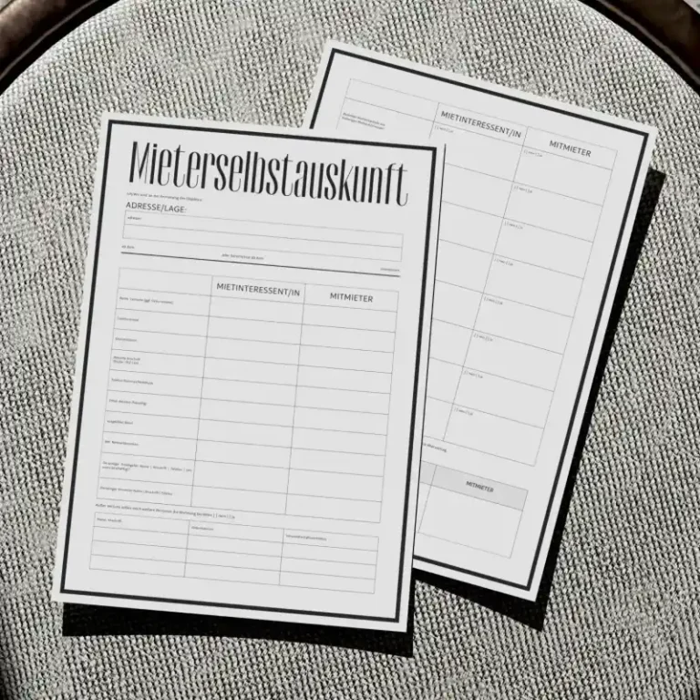 Mieterselbstauskunft Kenogy CELVA - mieterselbstauskunft vorlage pdf - 6