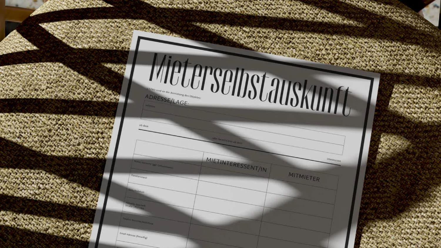 mieterselbstauskunft vorlage pdf - Mieterselbstauskunft Kenogy CELVA