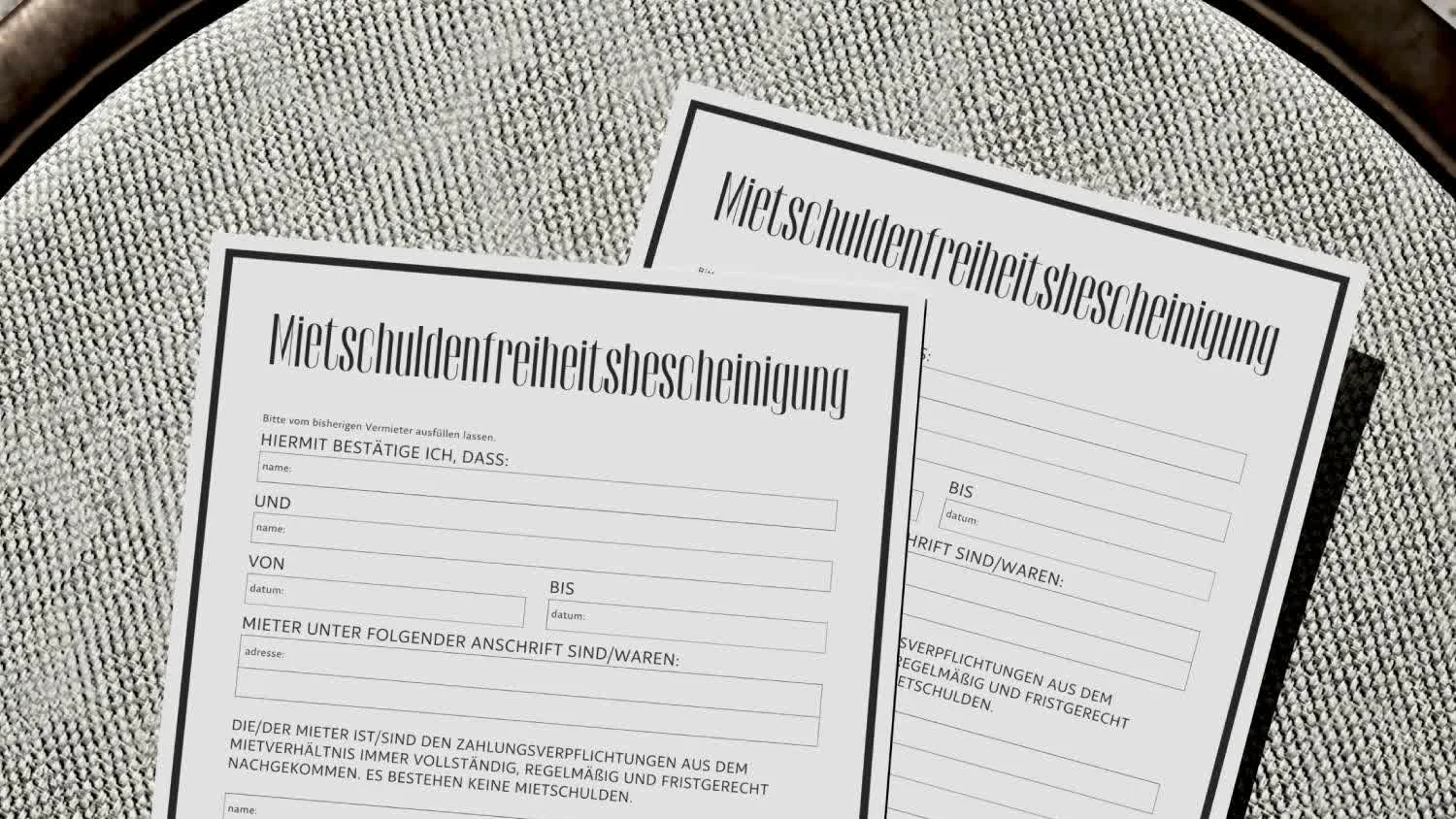 mietschuldenfreiheitsbescheinigung vorlage - Mietschuldenfreiheitsbescheinigung Kenogy VARIN