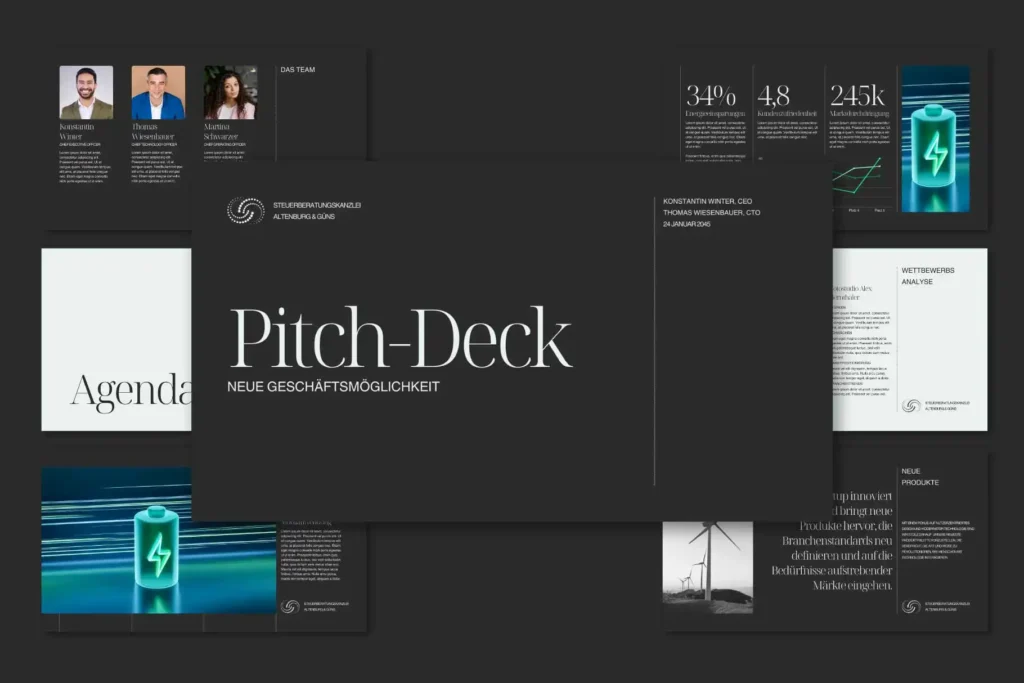 startup pitch deck vorlage - Pitch Deck Vorlage Kenogy BRYN