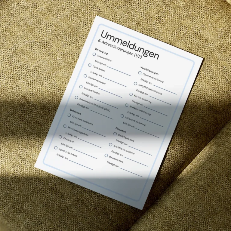 Umzugsplaner 2026 - umzugsplaner - 2