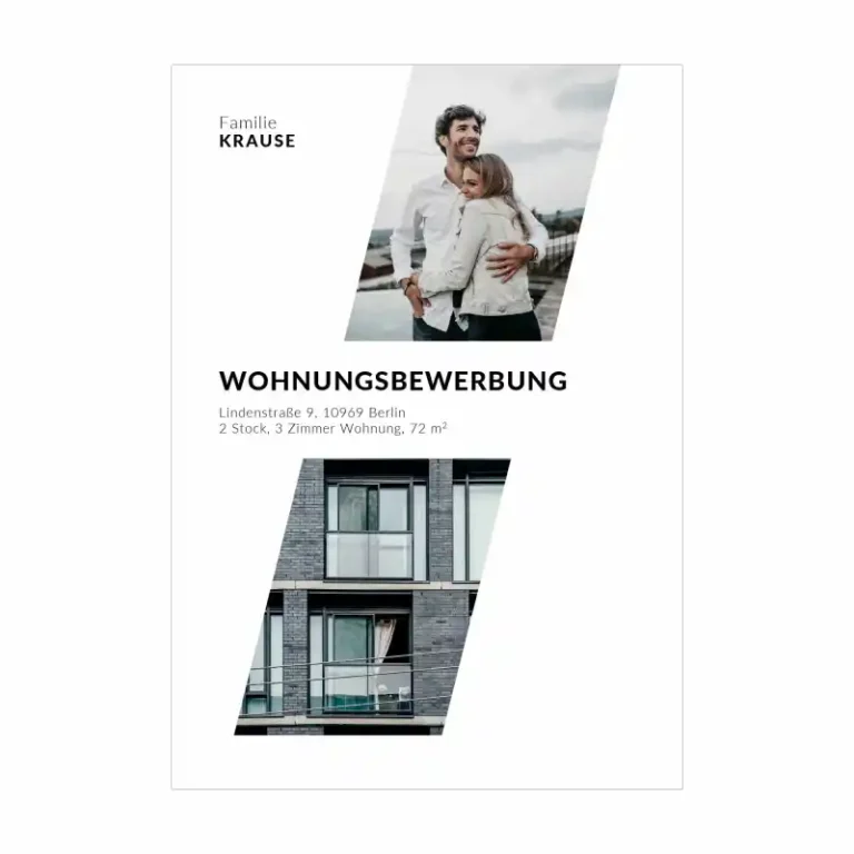Wohnungsbewerbung Vorlage BASTA - kreative wohnungsbewerbung - 2