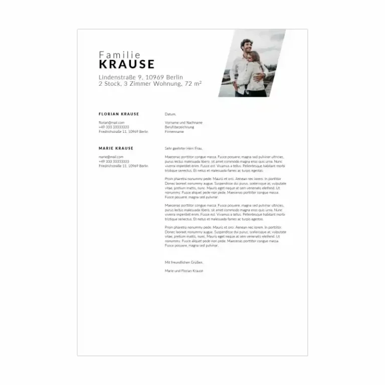 Wohnungsbewerbung Vorlage BASTA - kreative wohnungsbewerbung - 3