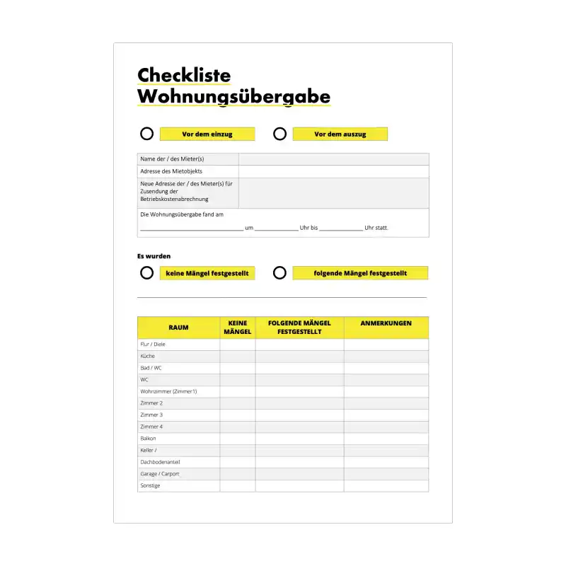 Wohnungsübergabeprotokoll - wohnungsübergabeprotokoll - 4
