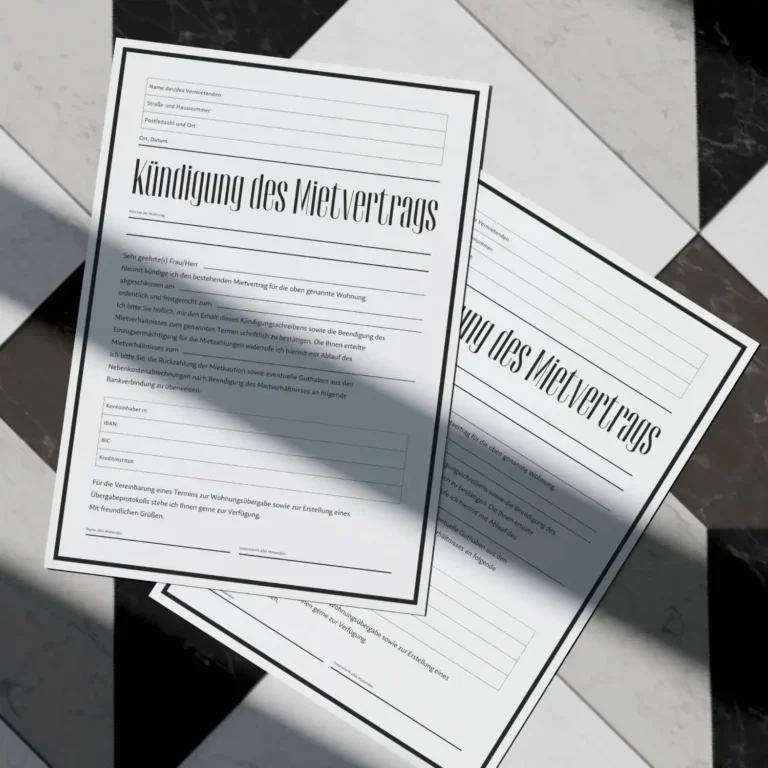 kuendigung-wohnung-vorlage-2026 - kündigung wohnung vorlage - 4